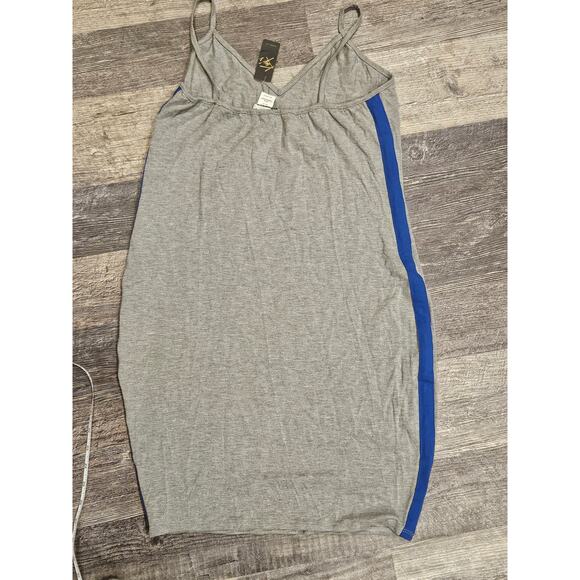 Rebdolls y2k mini bodycon dress 1x xl nwt jersey cotton strerchy race stripe - Picture 2 of 5